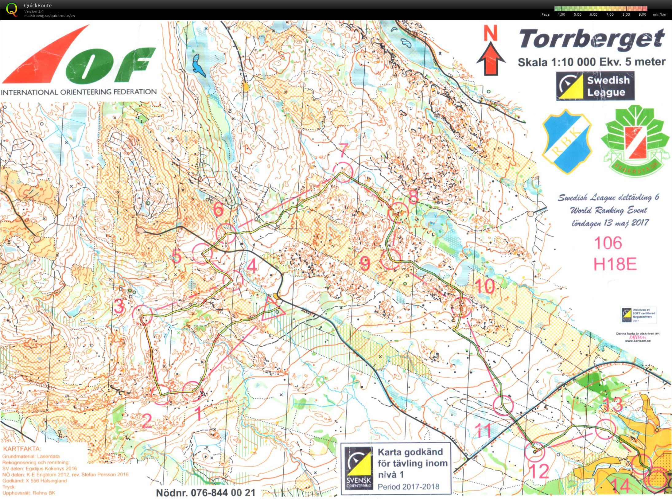Swedish League 6 (13/05/2017)