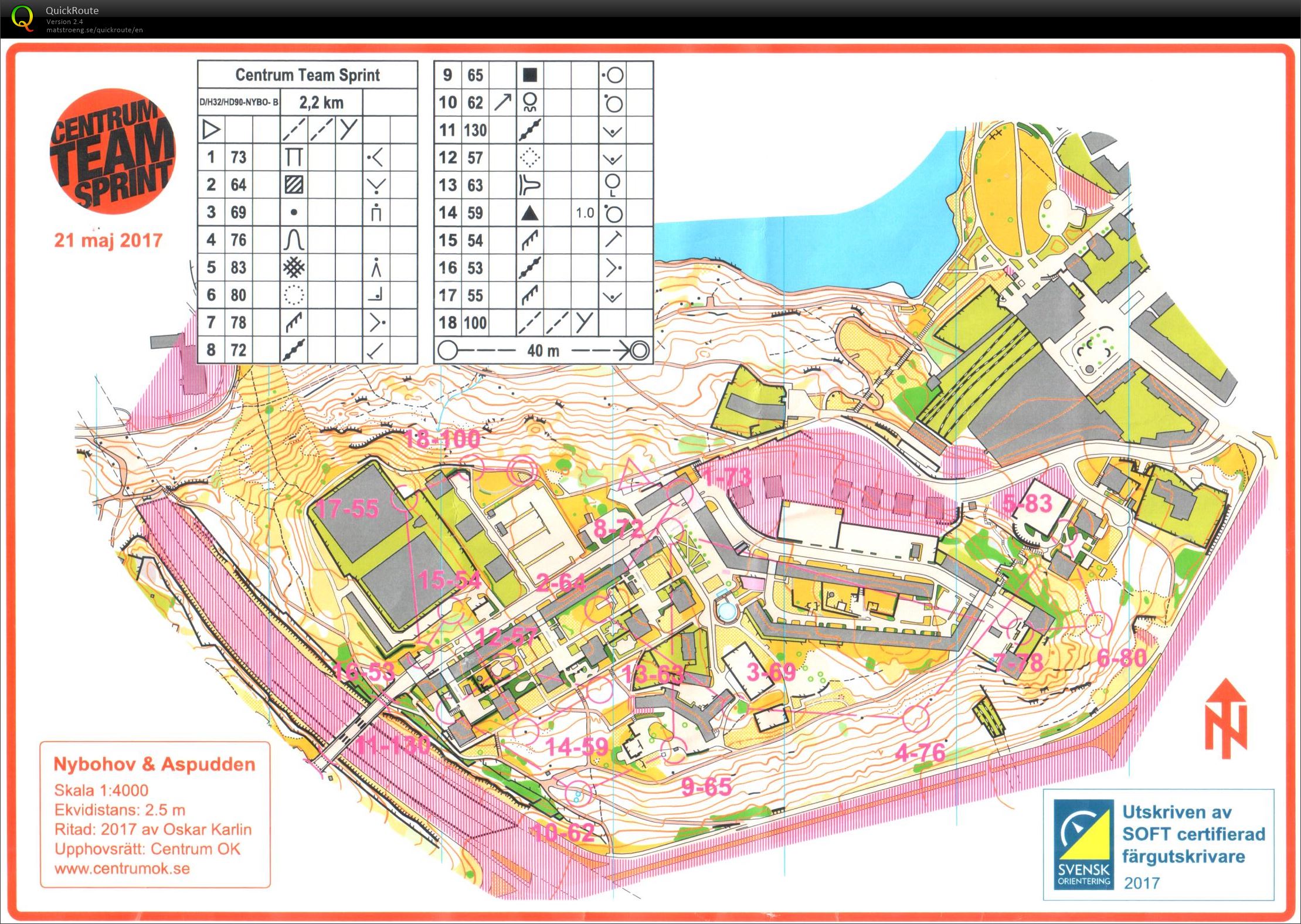 Centrum Team Sprint Sträcka 4 (21/05/2017)