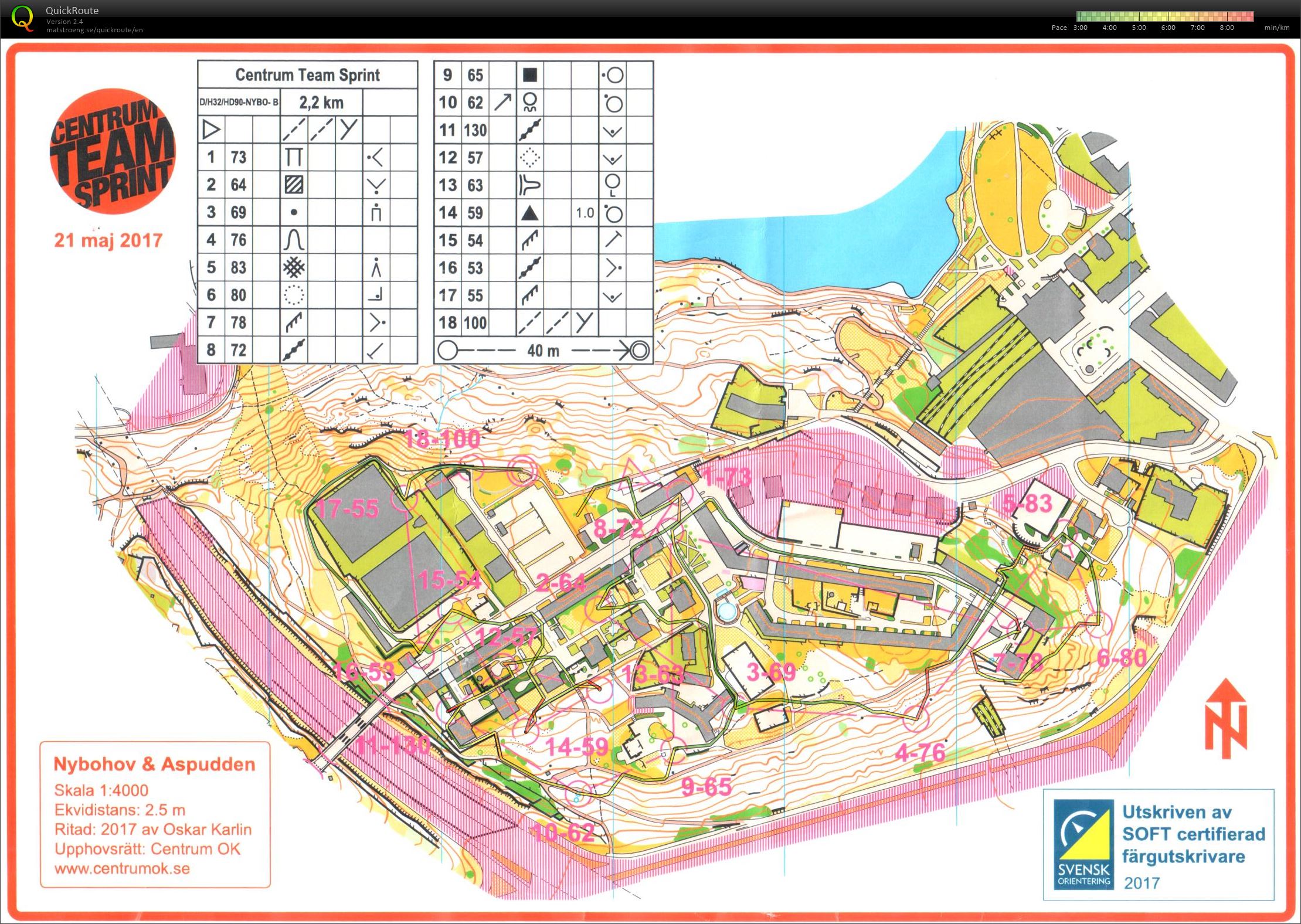 Centrum Team Sprint Sträcka 4 (21/05/2017)