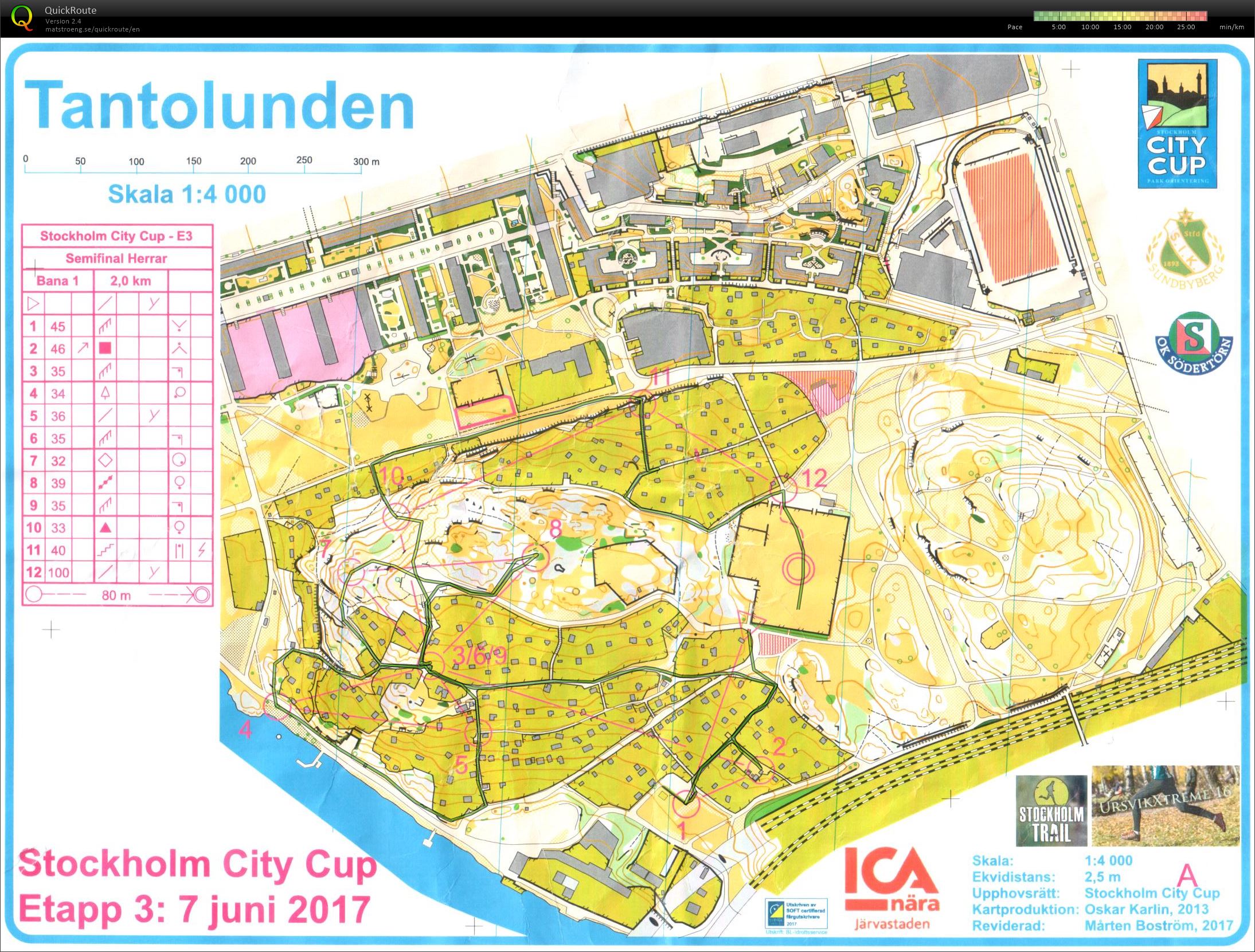 Stockholm City Cup 3 Knock Out Sprint Semi Final (07/06/2017)