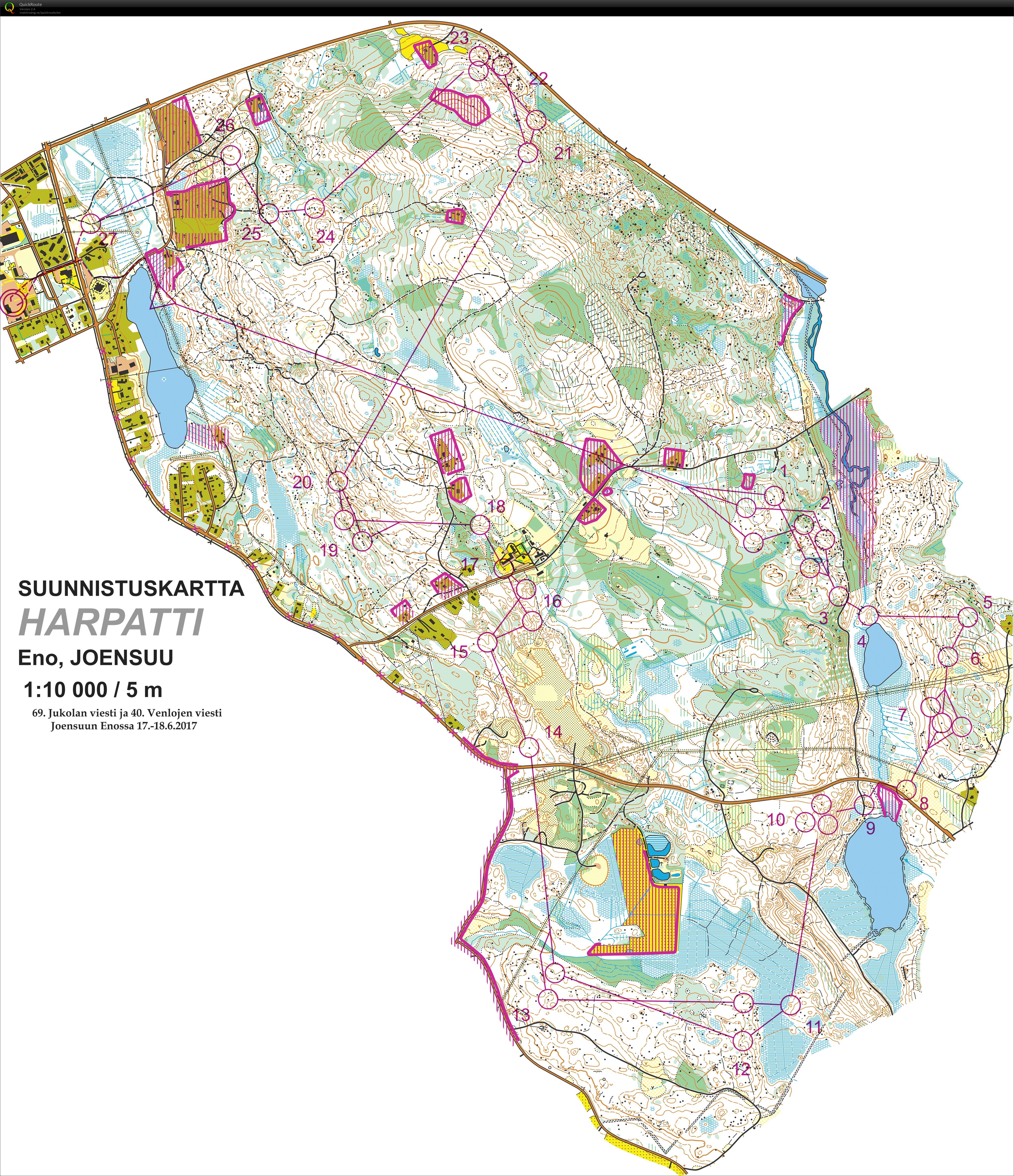 Joensuu Jukola Sträcka 2 (17/06/2017)