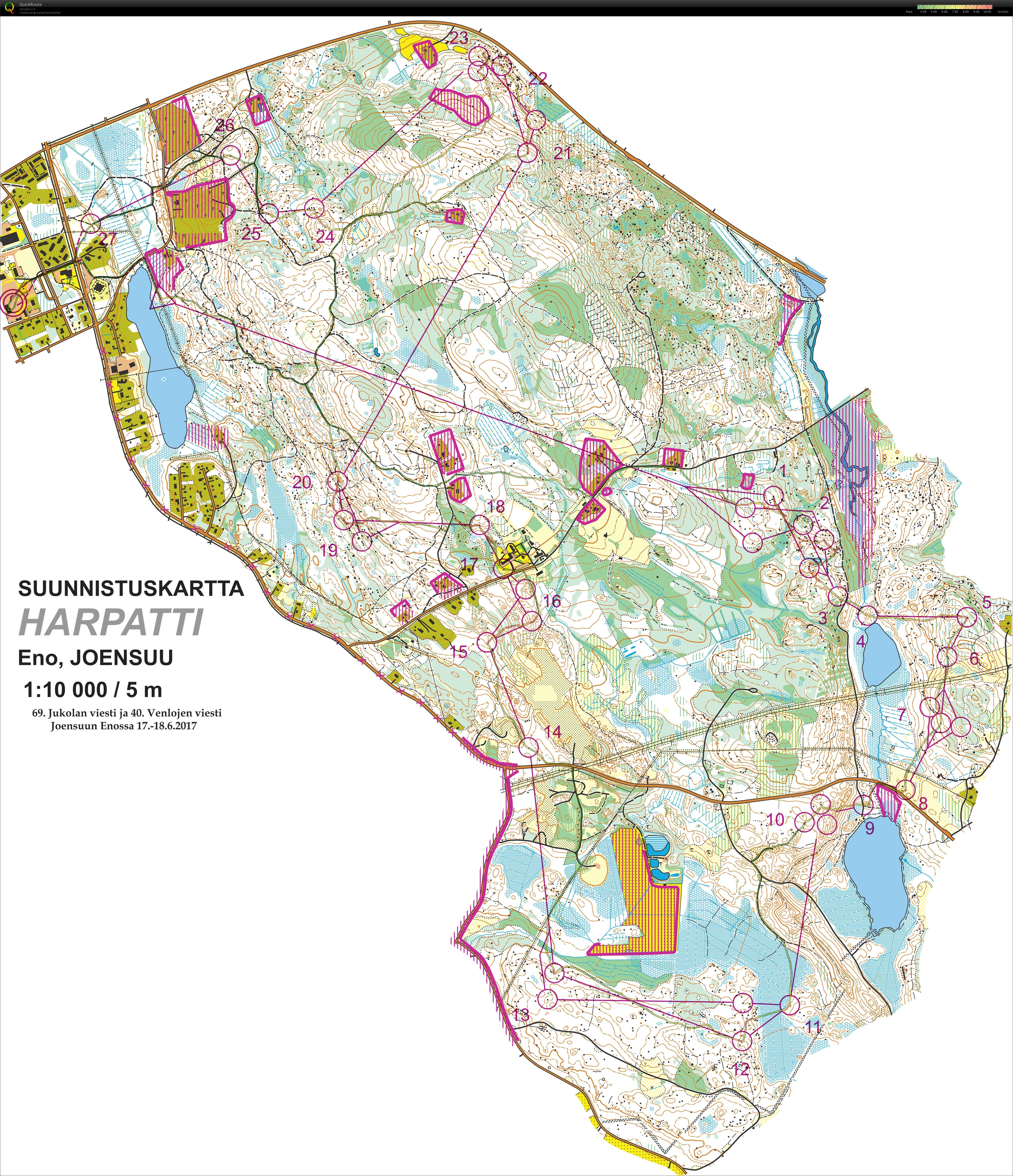 Joensuu Jukola Sträcka 2 (17/06/2017)