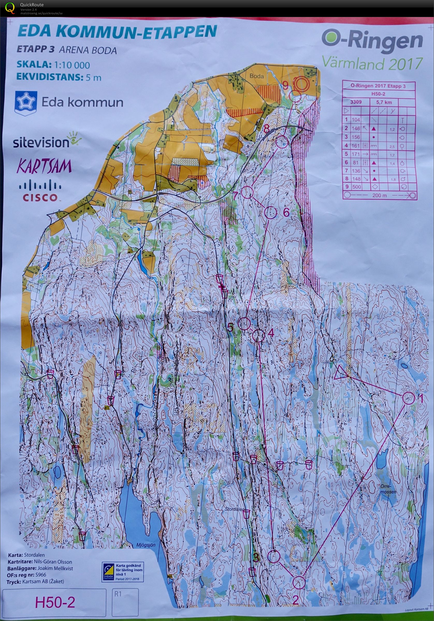 O-ringen E3 H50-2 (26/07/2017)