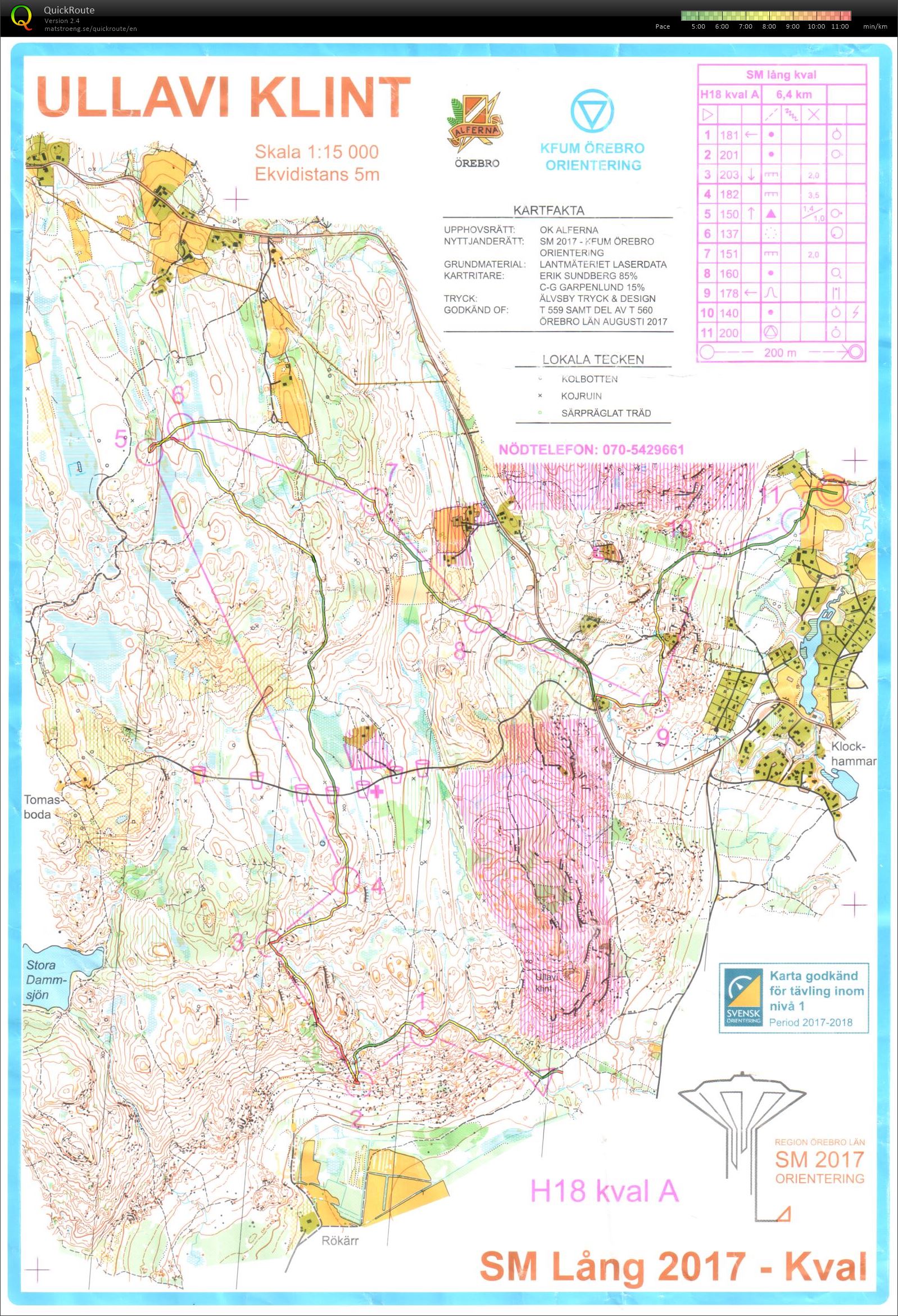 SM Långdistans Kval (16/09/2017)