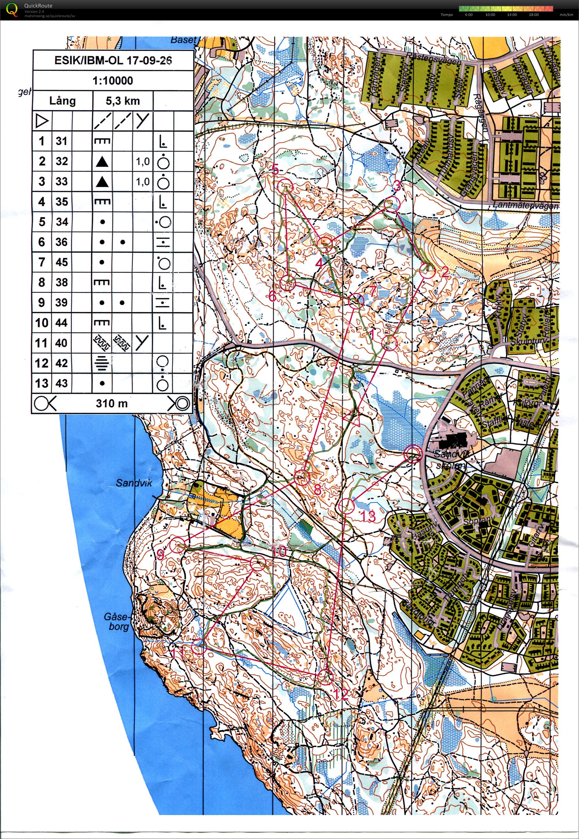E-träning Lång bana (2017-09-26)